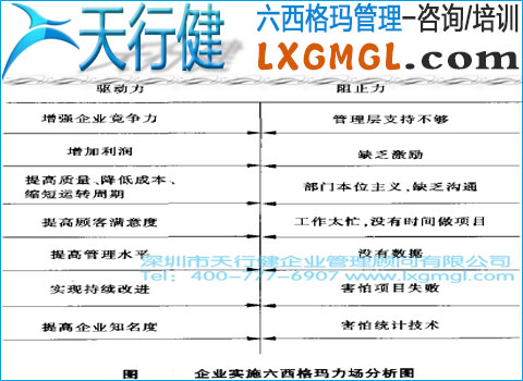 六西格瑪與力場分析的結合