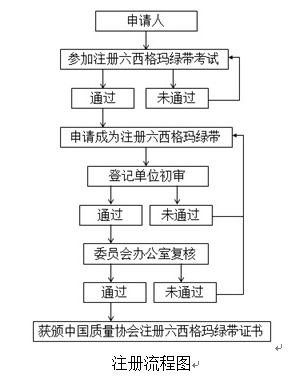 2018年度中國質(zhì)量協(xié)會六西格瑪黑帶注冊評價通知注冊評價流程